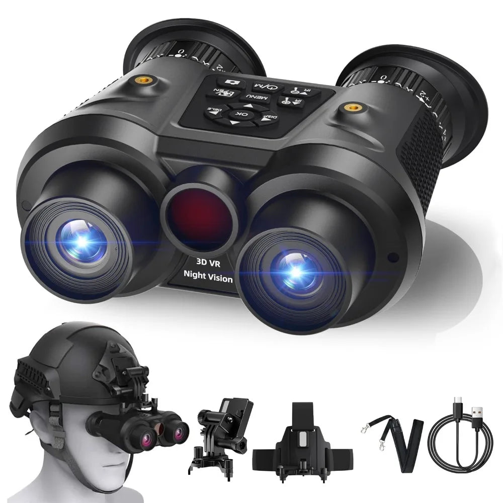 Night Vision Goggles 4K UHD Night Vision Binoculars 3D VR Infrared Vis ...